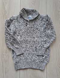 Sweter Sweterek Pepco 98 Elegancki Szary