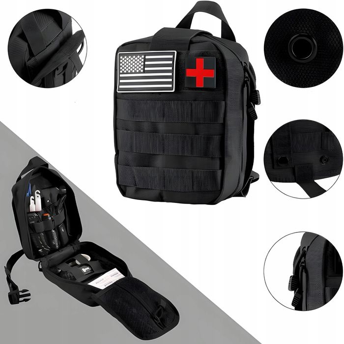 Największy zestaw wojskowy survivalowy 92w1 funkcje i elementy XXL