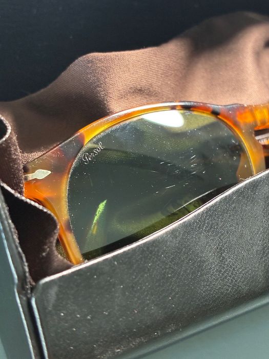 Óculos Persol Original – Modelo 9649-S Tamanho L (com caixa e pano)