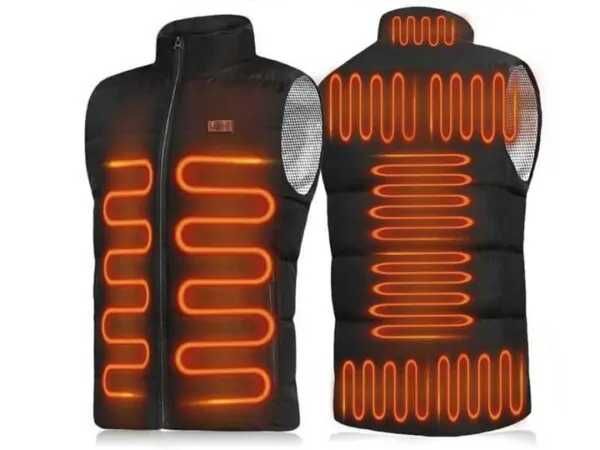‼️Жилетка з підігрівом від PowerBank, 9 зон, 3 режими-розмір L–4XL ‼️