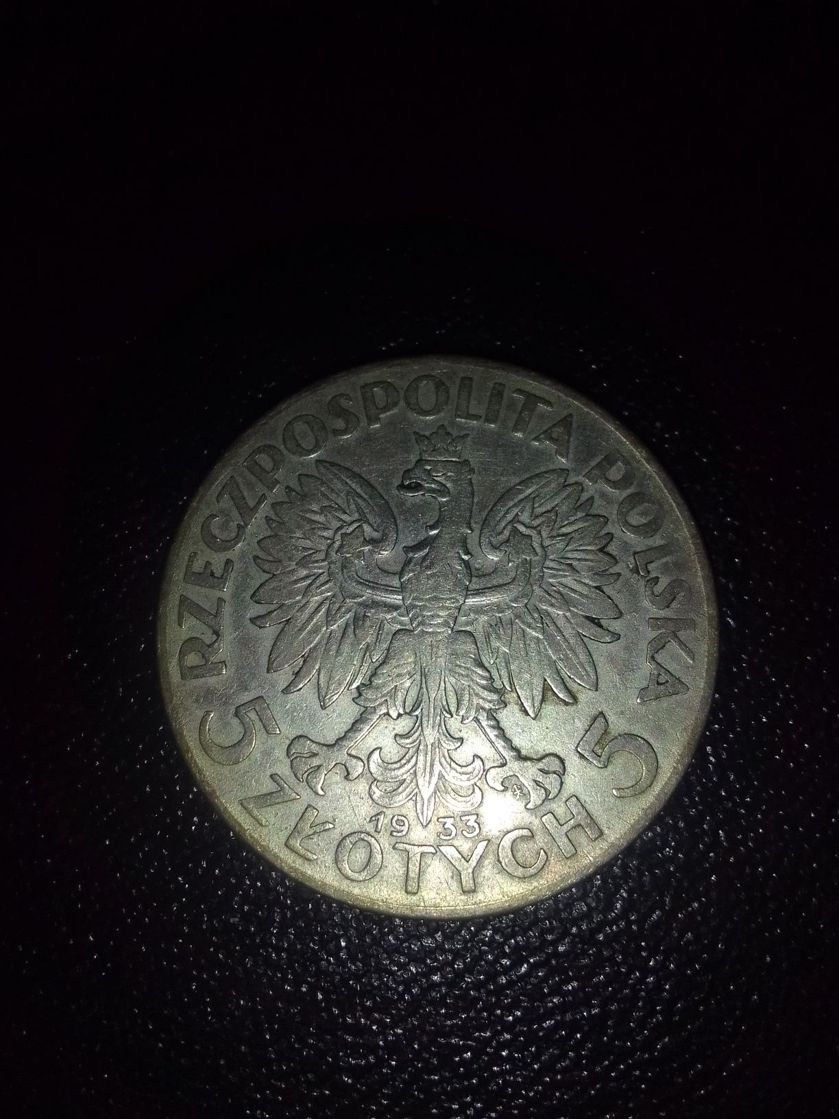 5 злотих, 1933р., срібло