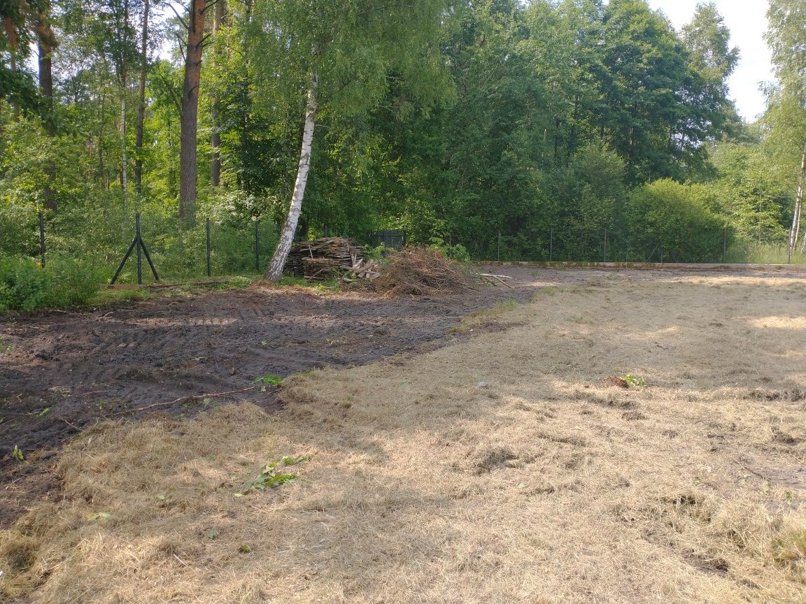 Czyszczenie działek wycinka  zarośli koszenie nieużytków,usługi rębak