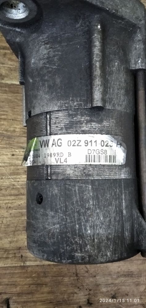 Стартер Skoda octavia a5 VW Golf 5 b6 T5 1.9 tdi 5 ст