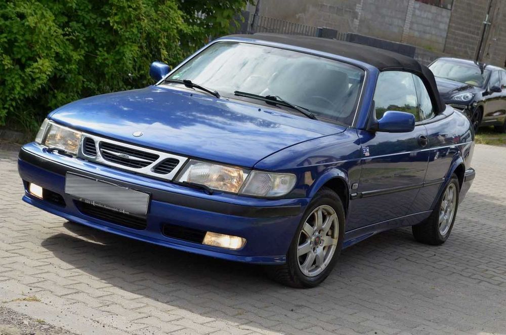 Piękny KLASYK Saab 93 Cabrio 2.0 TURBO  SKÓRY klima oryginał! ZAMIANA