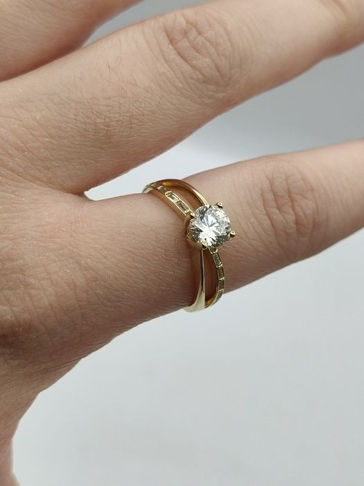 Złoty Pierścionek R.15 Pr.585 Nowy Zapraszamy