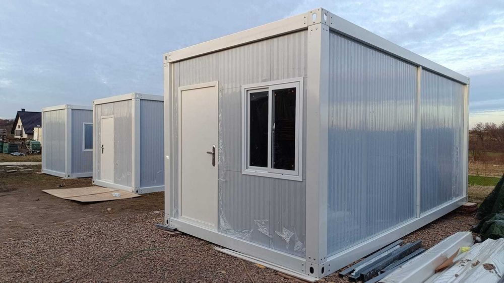 Nowy Kontener 6x3m biurowy, socjalny, budowlany - w częściach