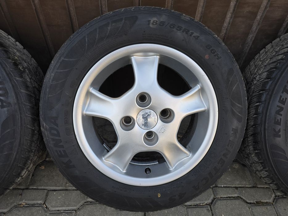 Felgi z oponami 185/65R14 Ford Fiesta 4x108 Fusion Focus Puma KA+