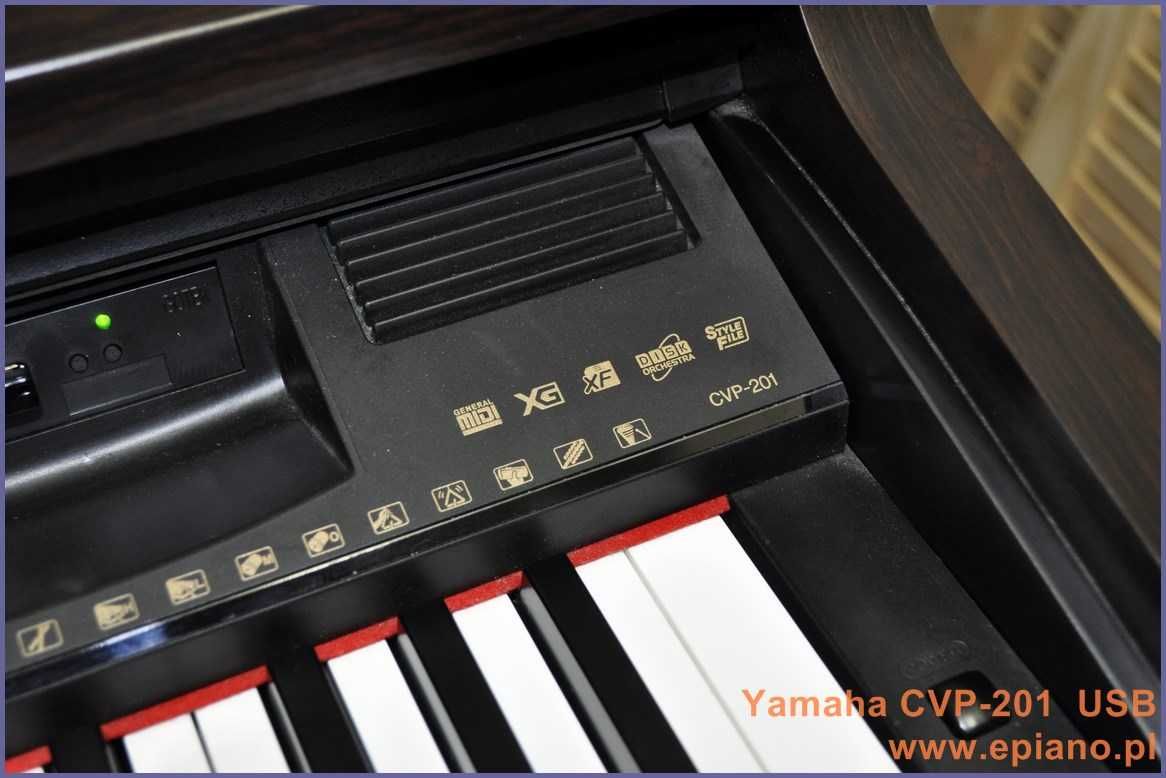 Pianino cyfrowe Yamaha clavinova CVP-201 epiano.pl