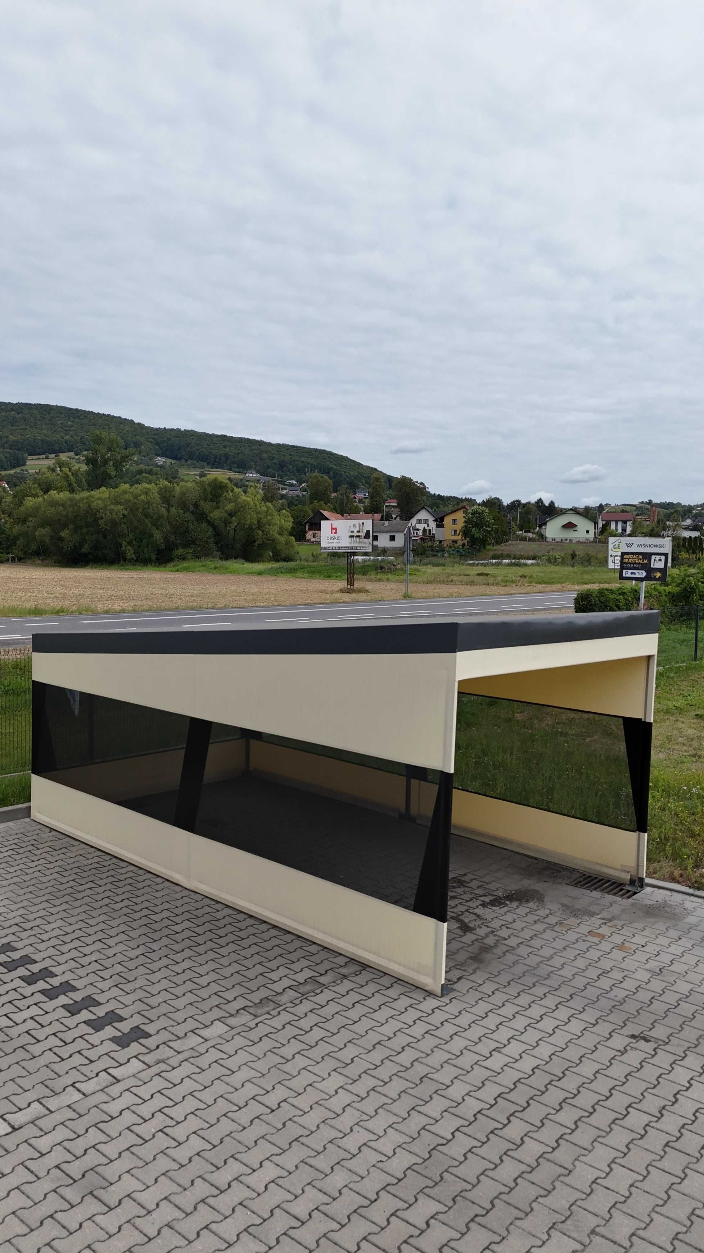 Wiata samochodowa CARPORT- Stabilna konstrukcja - Zadaszenie - Garaż