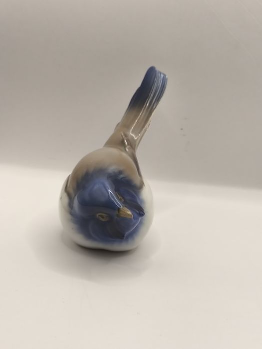 Figurka z porcelany ptak BG vintage Bing & Grondahl Grondahl sikorka