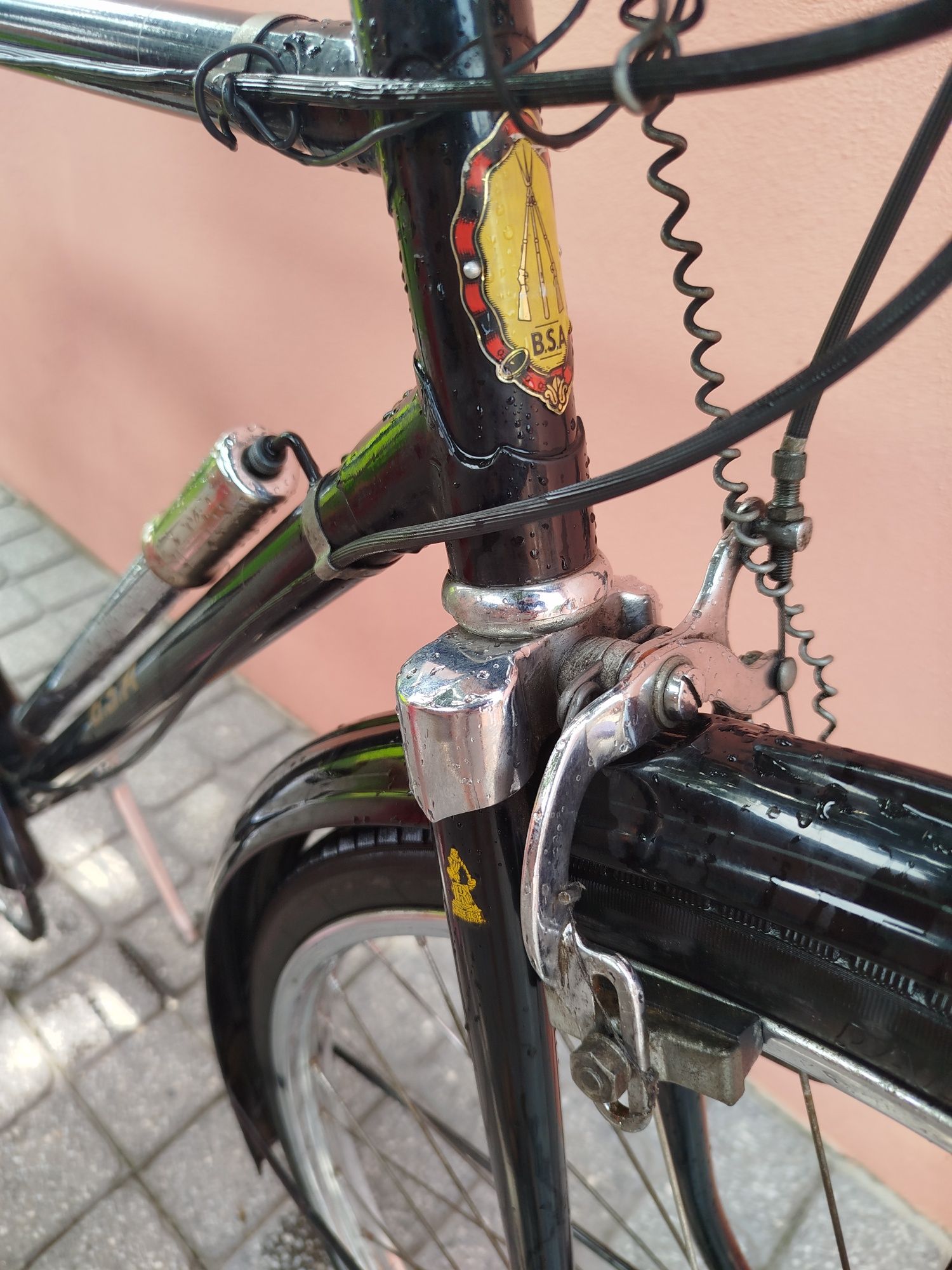 Bicicleta antiga pasteleira inglesa - BSA 01/1976