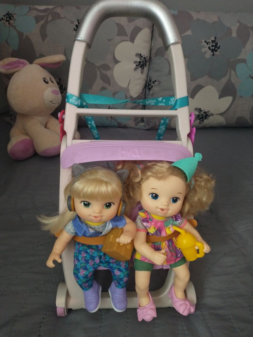 Baby Alive mini zestaw wózek akcesoria lalki