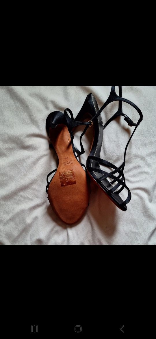 Sandałki na szpilce Ralph Lauren