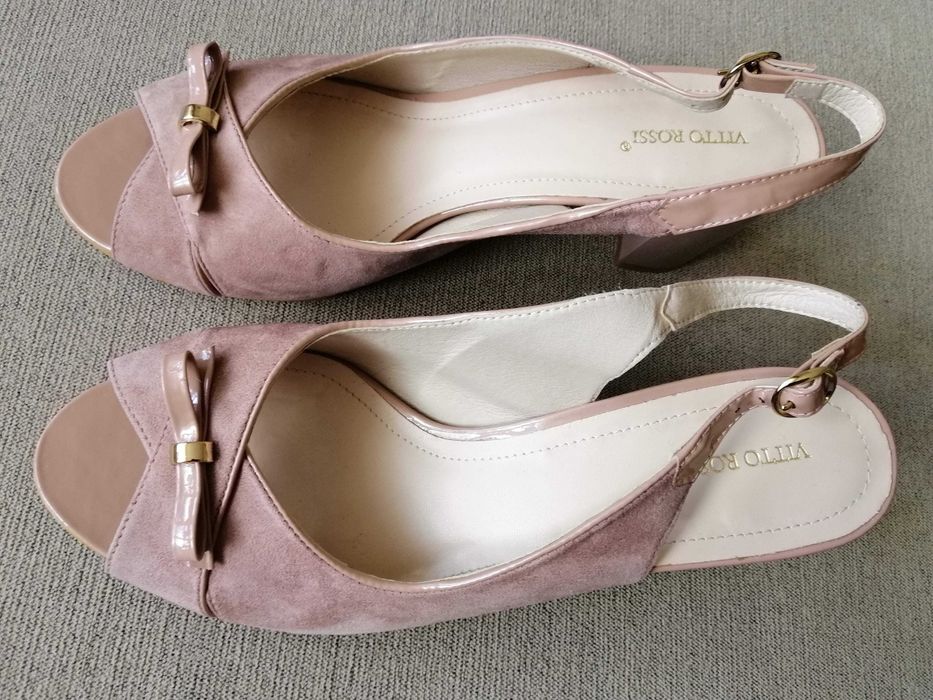 Новые удобные  кожаные босоножки, сабо мюлли Mango