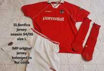SLBenfica 94/95 camisola de um jogador do Benfica