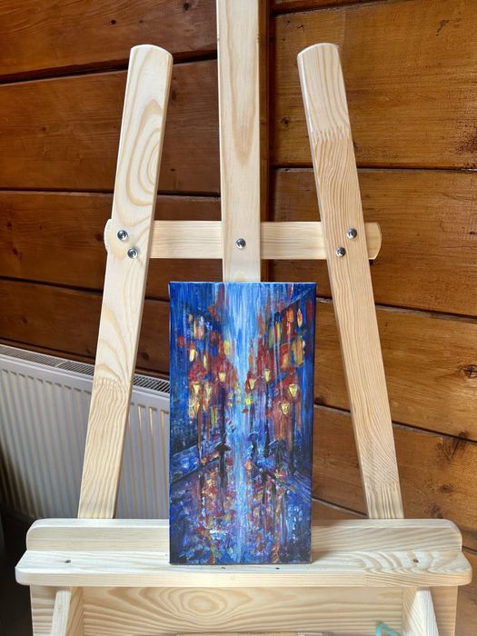 Картина «Місто, яке мовчить». Акрил. Полотно.