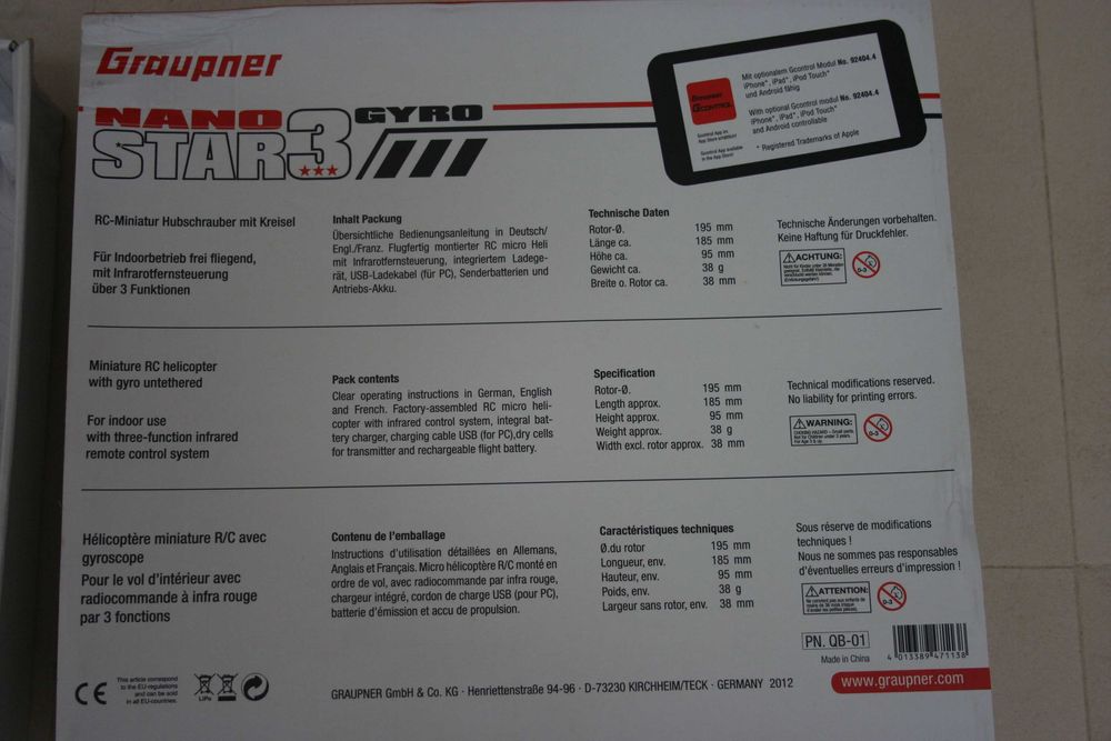 Helicópetro telecomandado Graupner