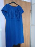 Elegancka sukienka chabrowa 52