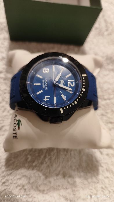 Relógio Lacoste como novo. Óptimo para uma prenda.