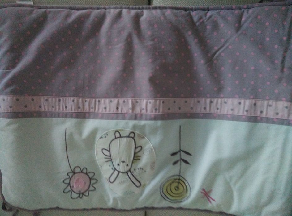Resguardo protector cama criança
