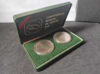 ESTOJO 250$ 1984 FAO - Prata Proof + Cupronickel