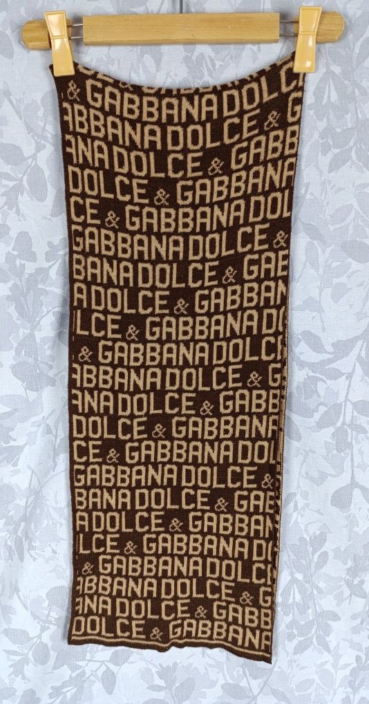 Szalik Dolce & Gabbana Brązowy