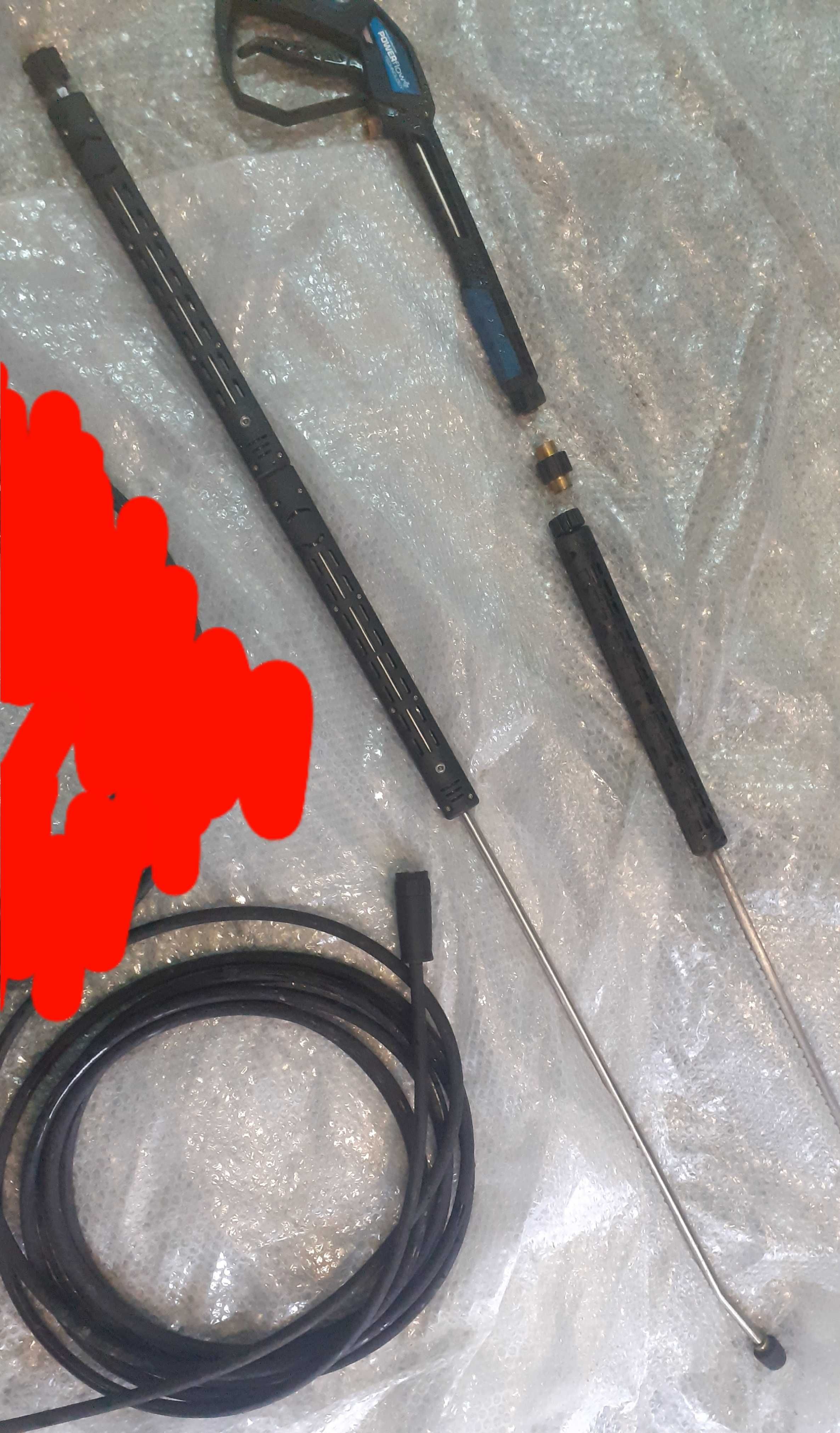 2 lance pistolet wąż. Kompletny osprzęt do myjek cisnieniowych