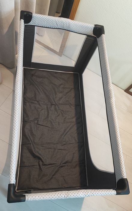 Ліжко-манеж Kinderkraft Leody Grey