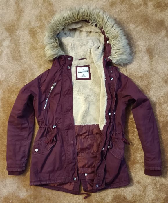 Kurtka damska Jesień/Zima Tally Weijl rozmiar 36 Bordo