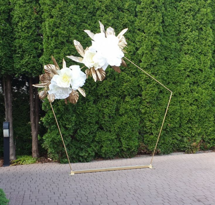 Ścianka weselna, dekoracja za Parą Młodą, Tło dekoracyjne