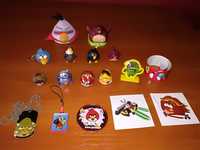 Figurki, breloczki, naszyjnik, opaska, tatuaże Angry Birds