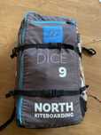Kite North Dice 9 m 2018 e barra