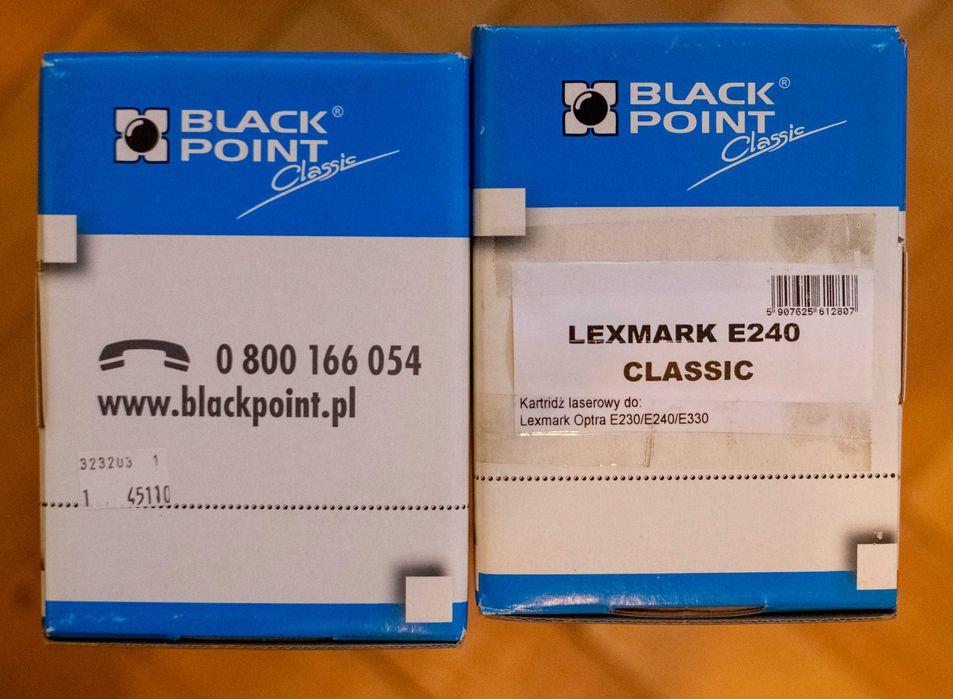 2x Nowy Toner BLACK POINT Classic Lexmark E240 E230 E330 - Zamiennik