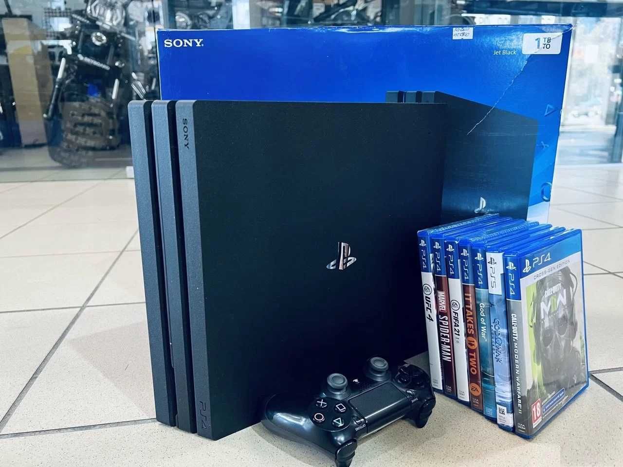 Стан 5/5 Sony PS4 Pro 1Tb + Ігри + АК