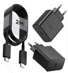 Zestaw ladowarka 45W z kablem USB C 2 metry szybkie uniwersalna