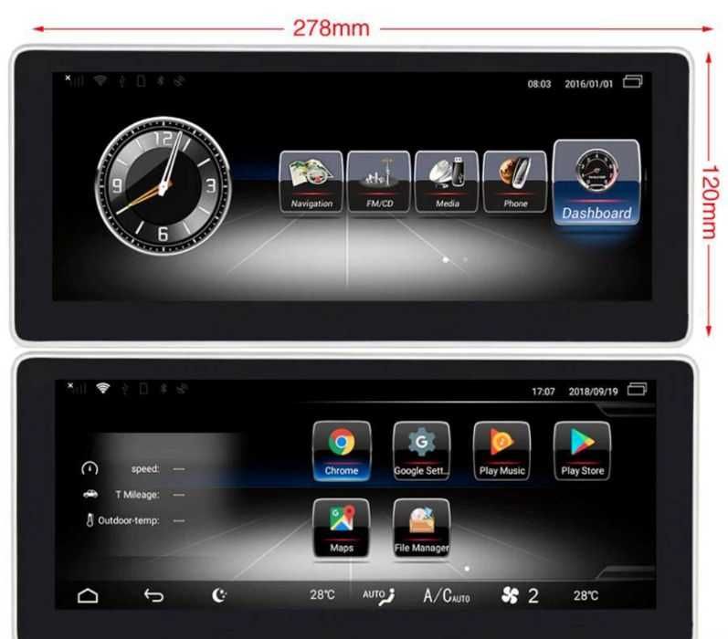 Rádio Ecran Android para Mercedes