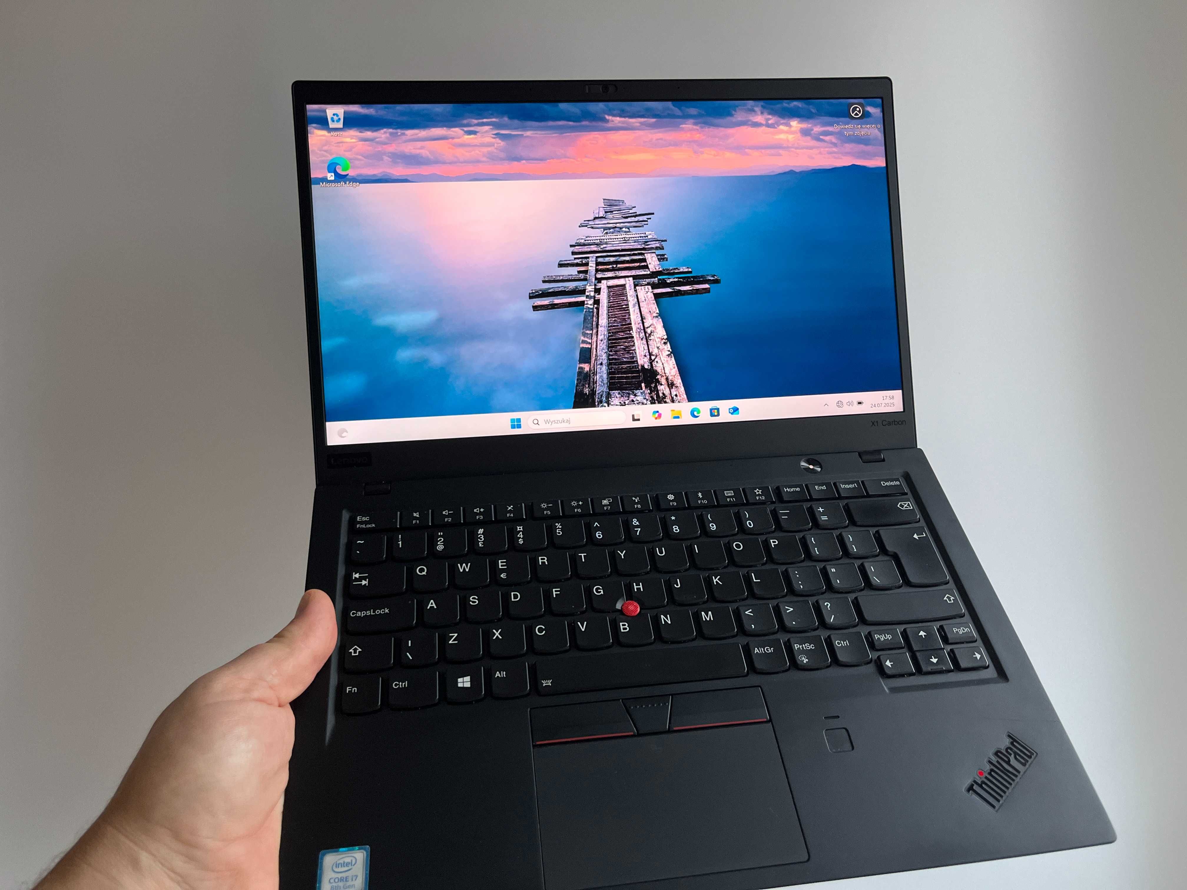 LENOVO ThinkPad X1 Carbon 6th i7-8550U 16/512GB QHD  W11P LTE FV23%