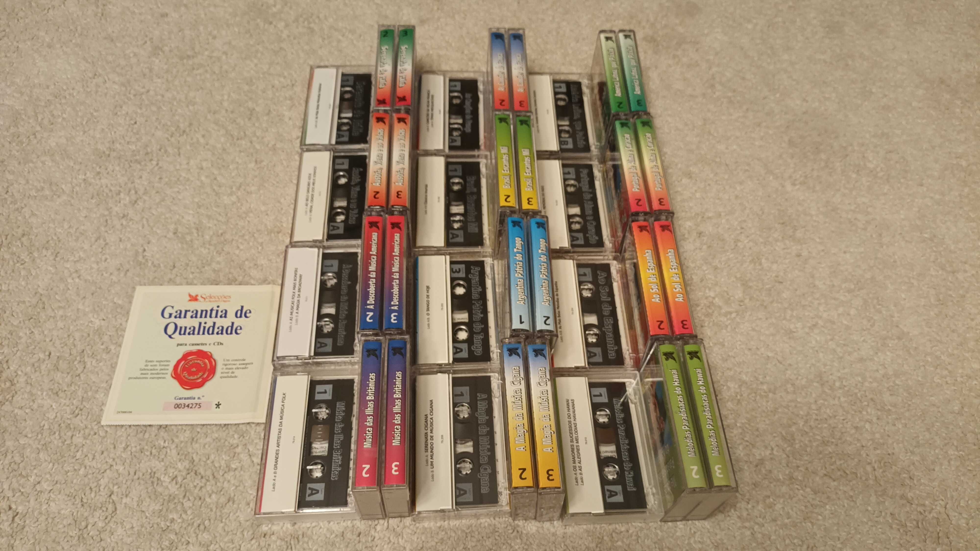 36 Cassetes  Audio