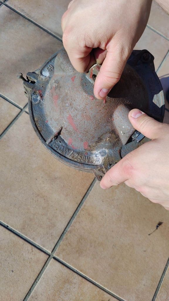 Lampa przemysłowa PRL