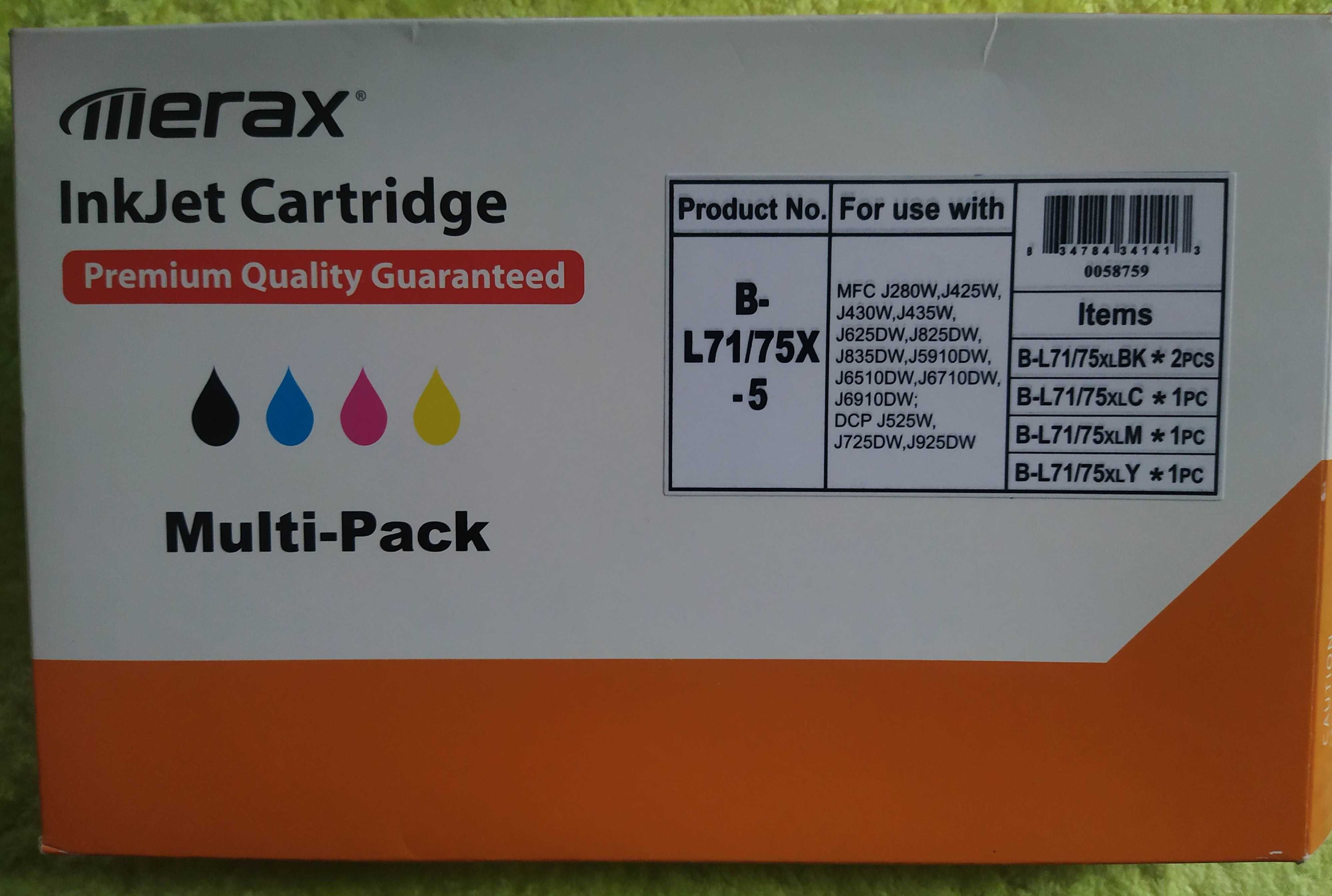 XL Картридж принтера Brother MFC-J6510DW J6910DW J430W LC1240 LC1220