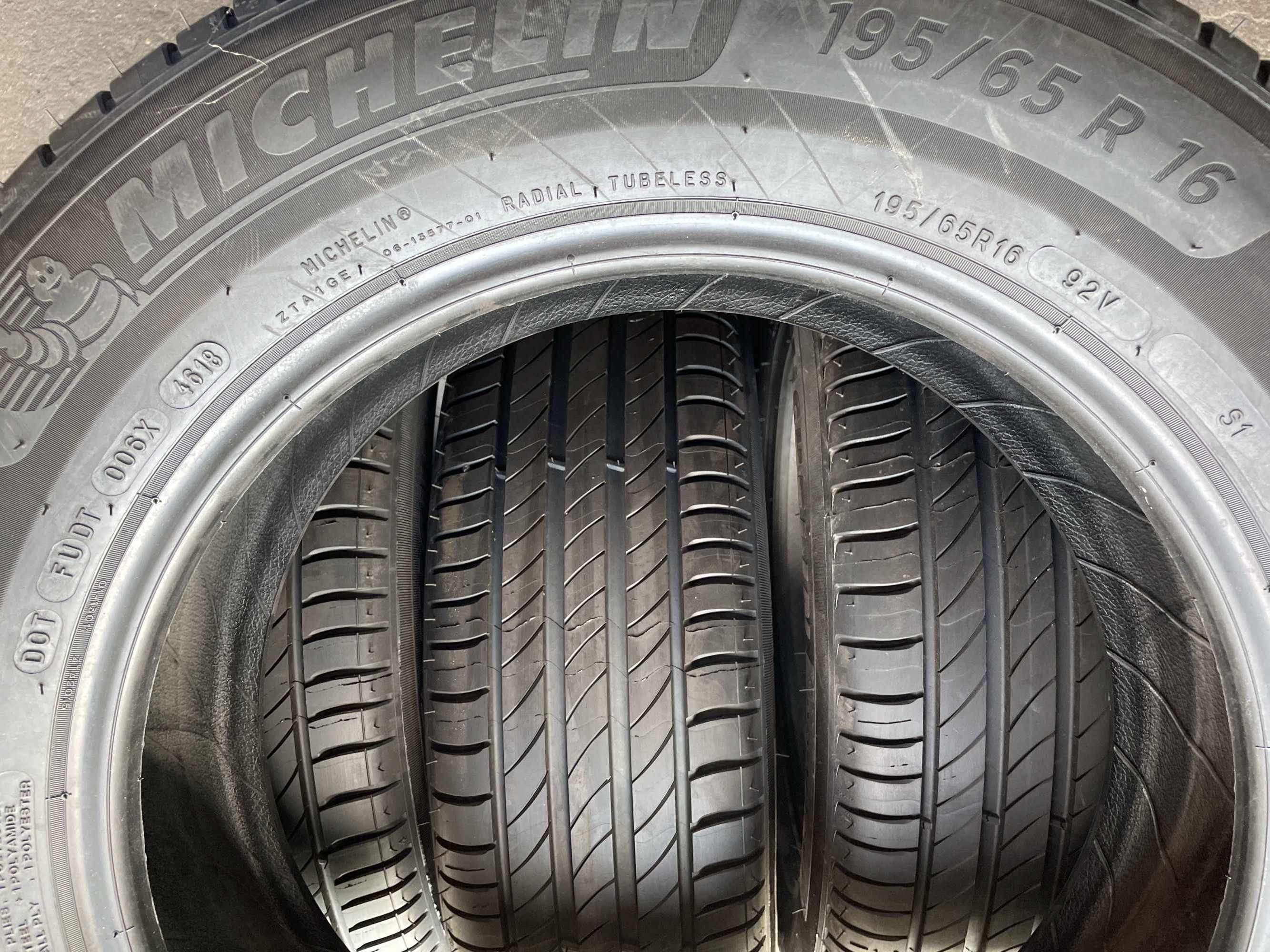 Komplet opon Michelin 195/65R16 Nowe