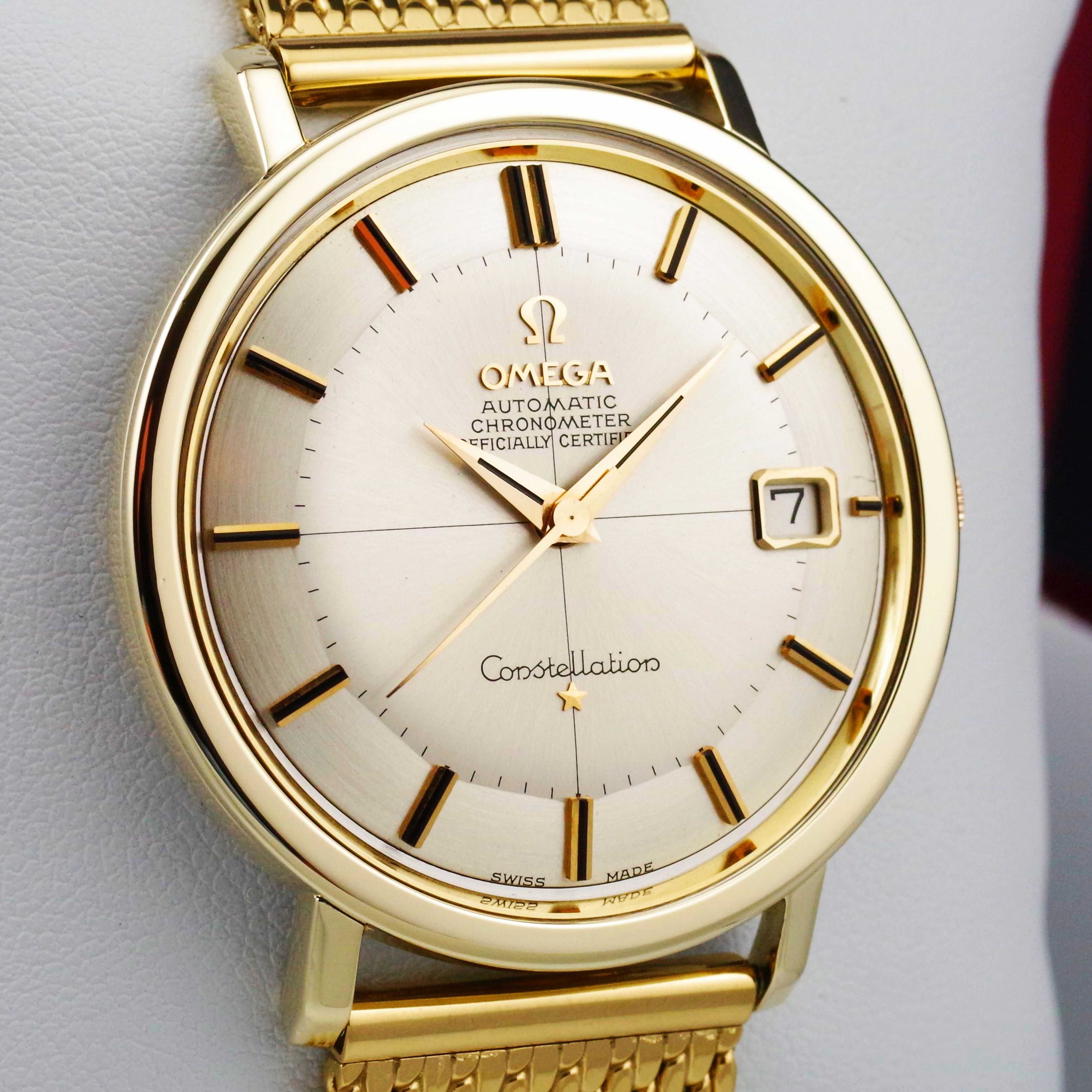 OMEGA CONSTELLATION PiePan c.561(1) zegarek męski VINTAGE 18K/SS AUTO