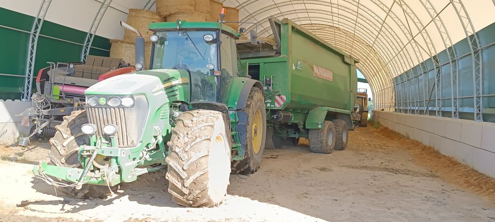 Przyczepa objętościowa Bergmann fliegl asw annaburger ściana wysowna