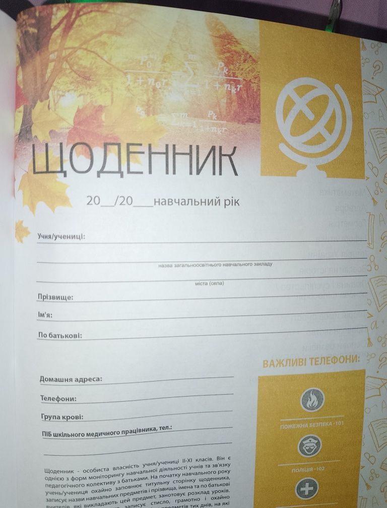 Шкільний щоденник