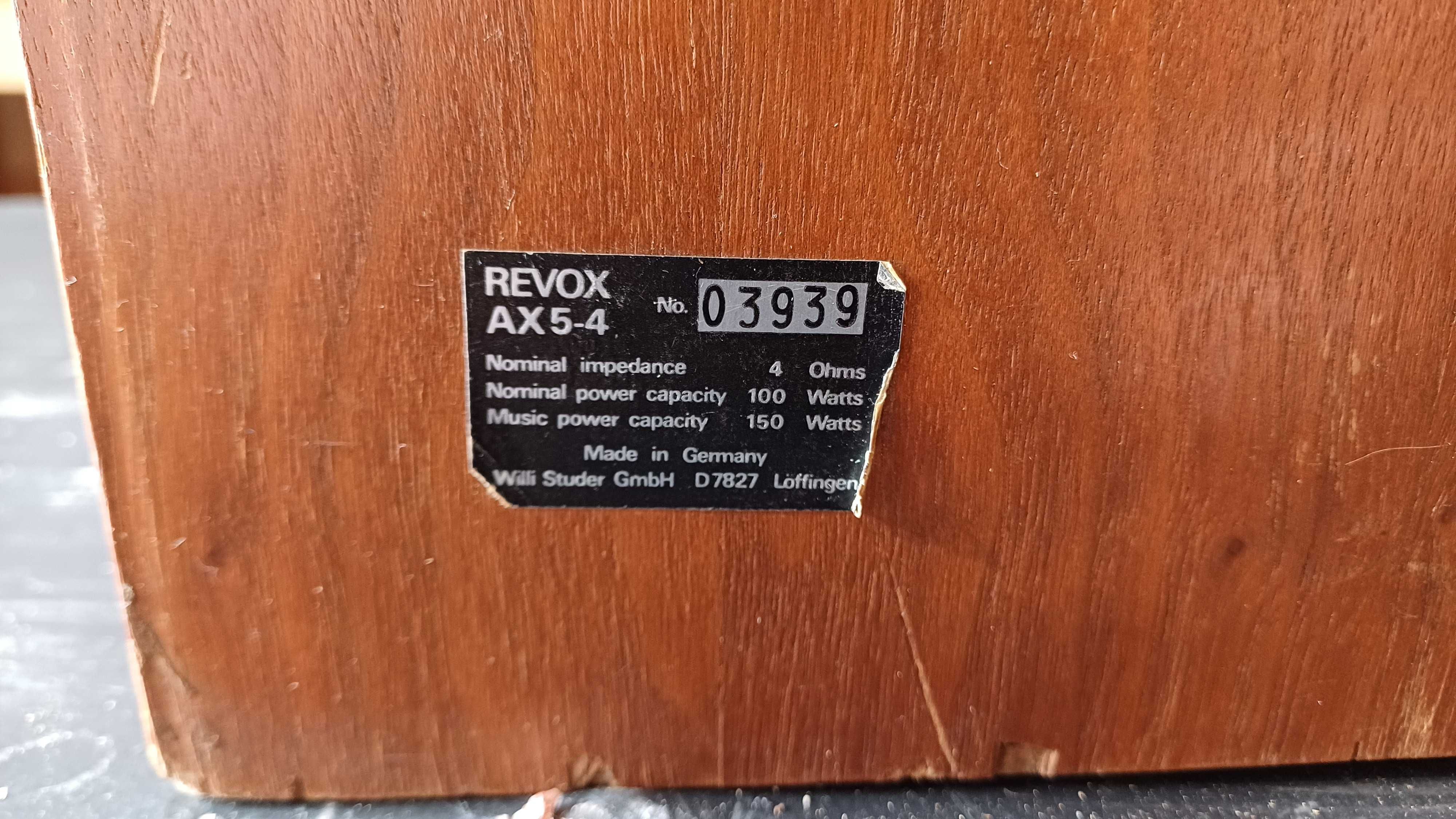 Kolumny głośnikowe REVOX AX5-4