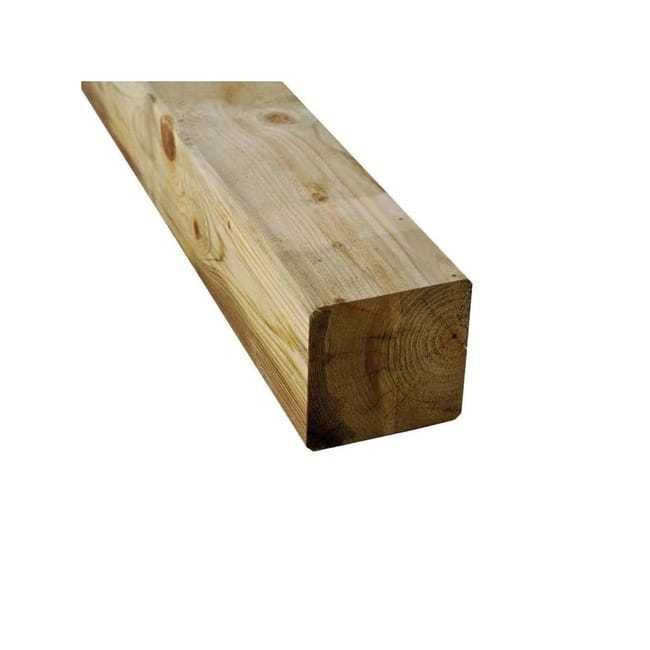Poste Quadrado em Madeira de Pinho Impregnada