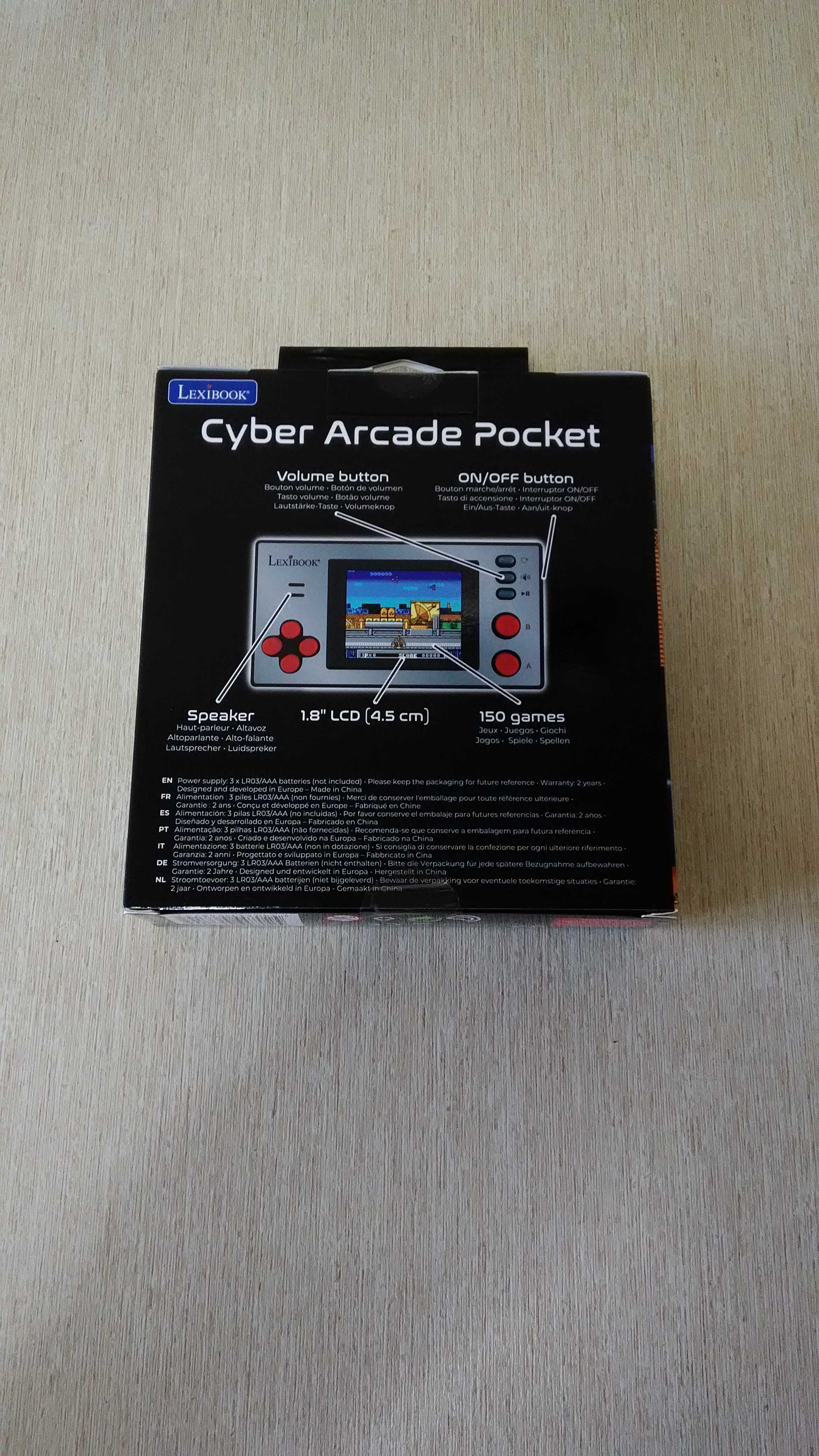 Consola cyber arcade pocket de 150 jogos selada