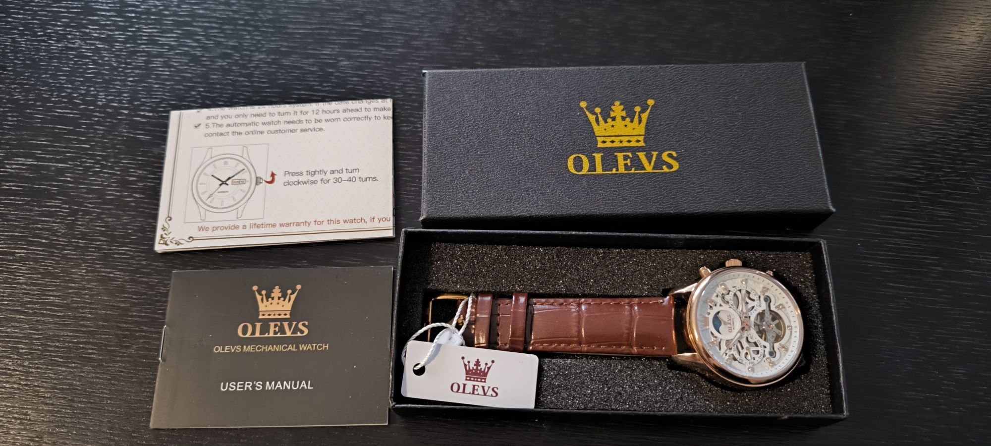 Nowy zegarek automatyczny firmy Olevs