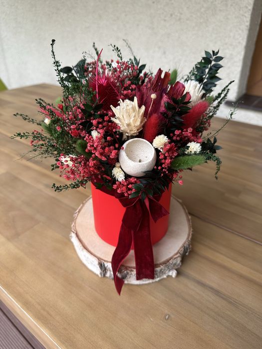 Flowerbox suszki jesien zima swieta