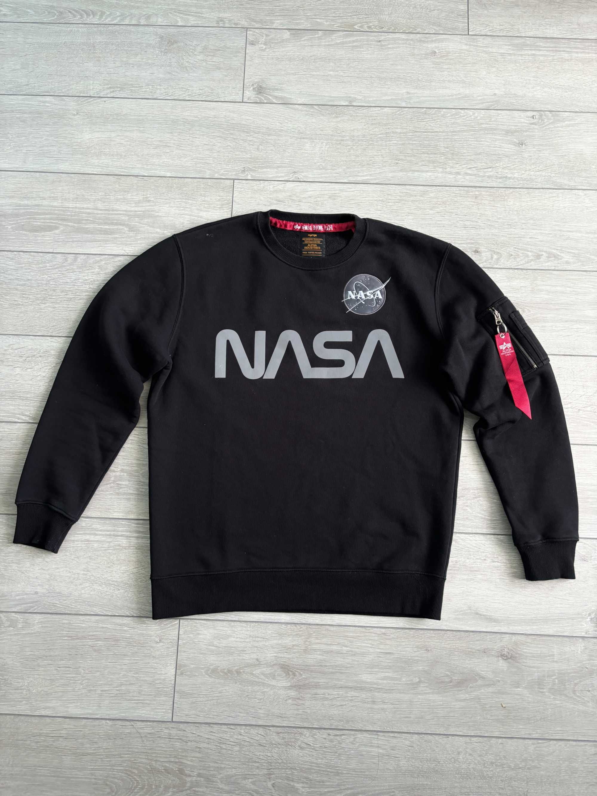 Кофта Alpha Industries NASA Casual L Кежуал Свитшот Толстовка Оригинал